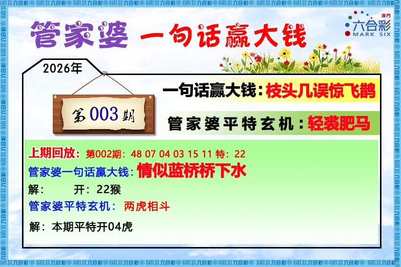 003期管家婆[图]