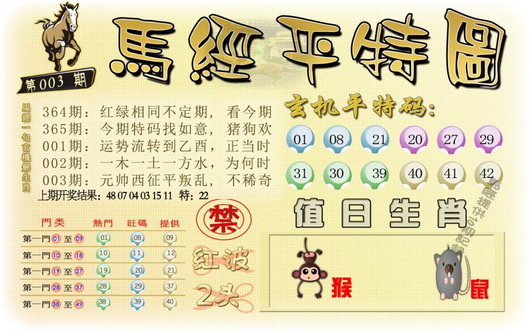 003期马经平特图[图]