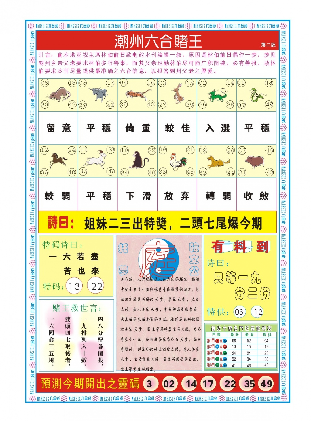 003期潮州六合赌王B[图]