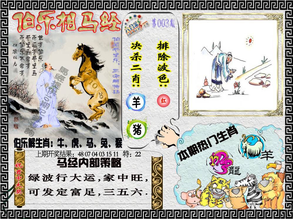 003期伯乐相马经[图]