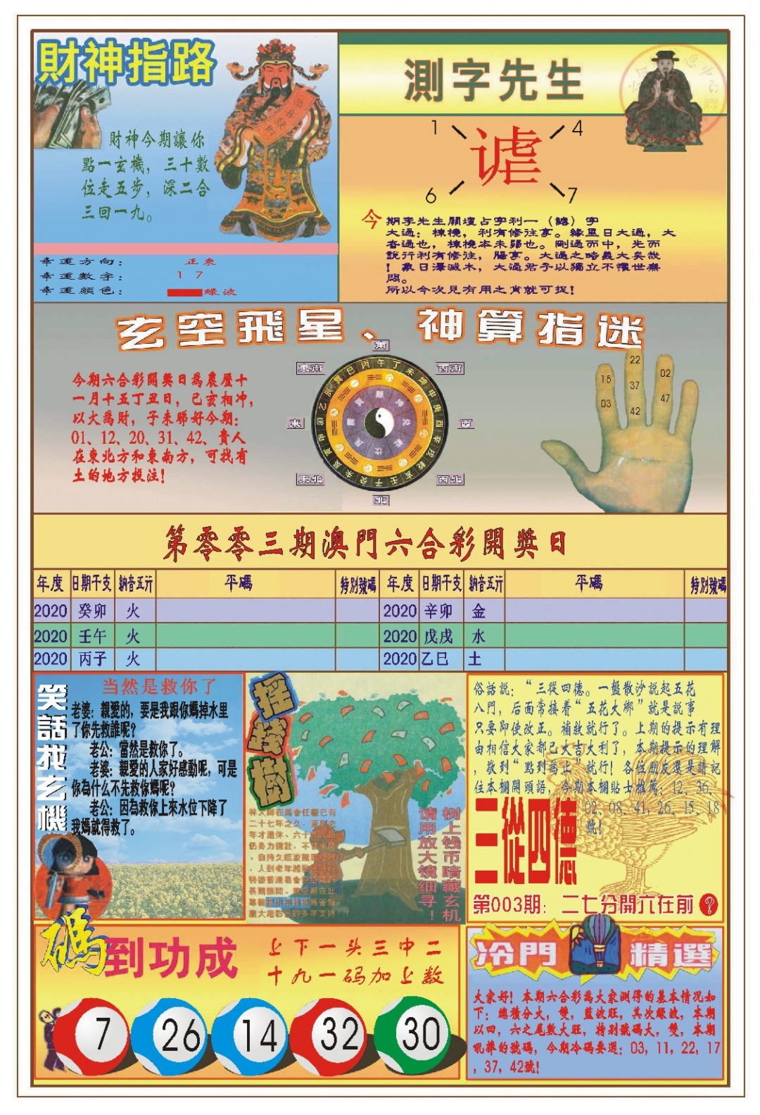 003期(新版)四柱预测B[图]