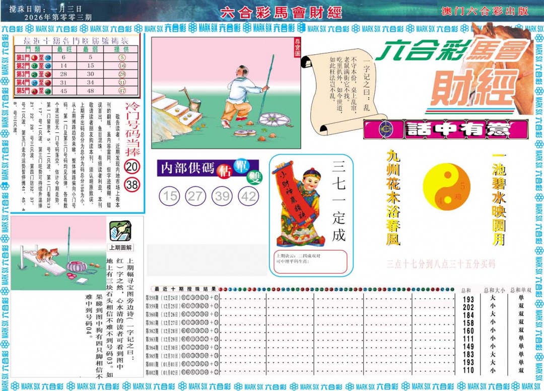 003期马会财经A[图]