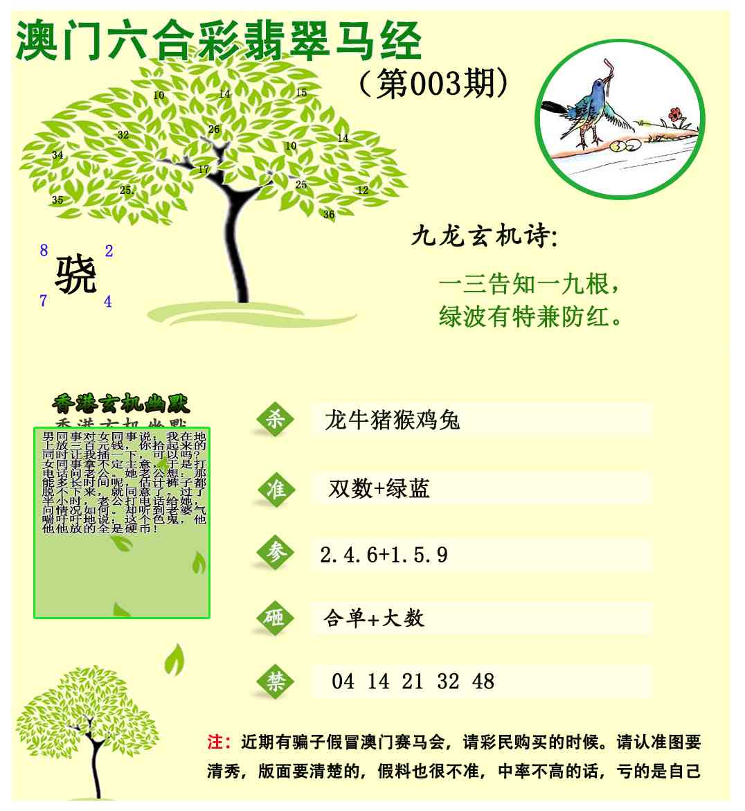 003期翡翠马经[图]