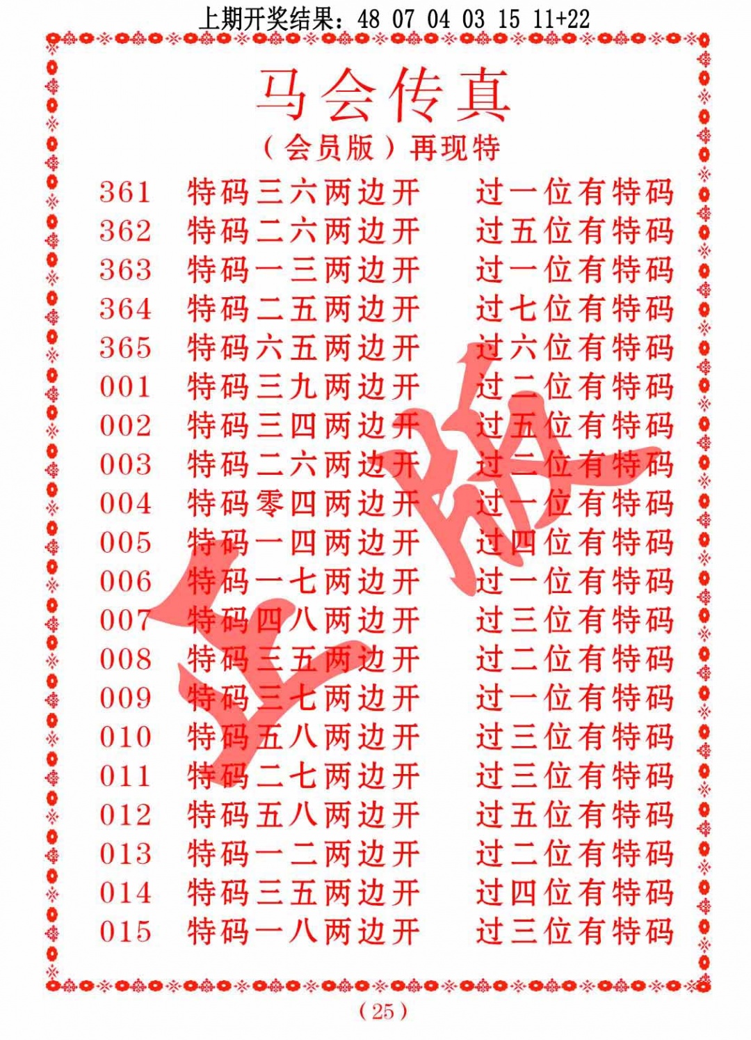 003期马会传真[图]