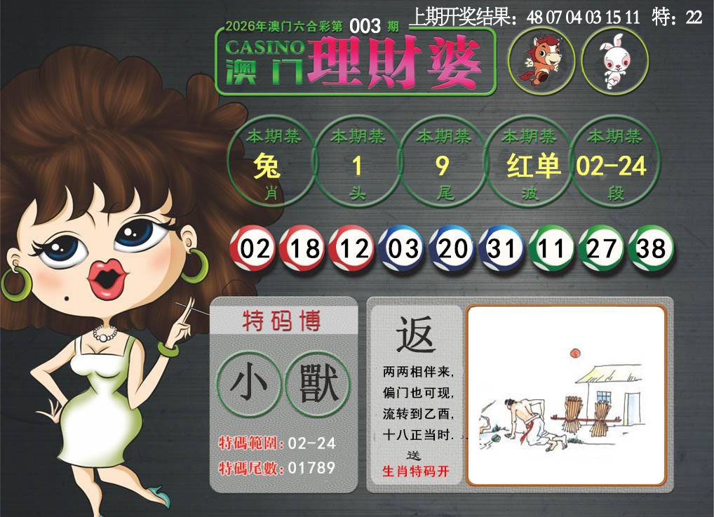 003期澳门理财婆[图]