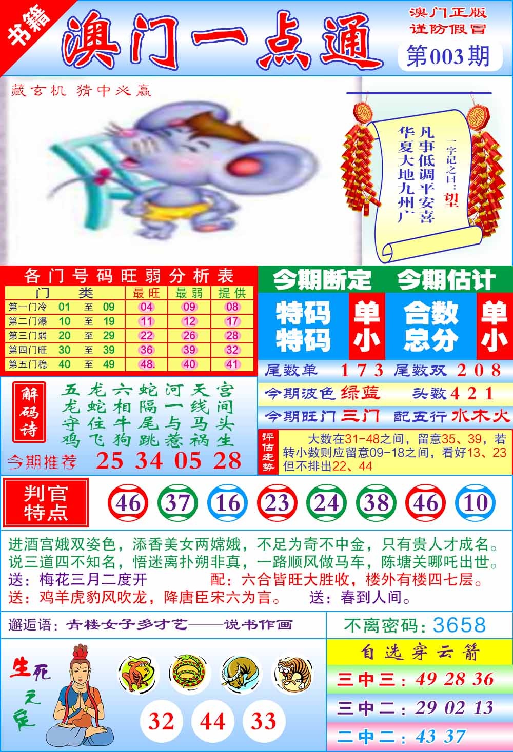 003期澳门一点通[图]