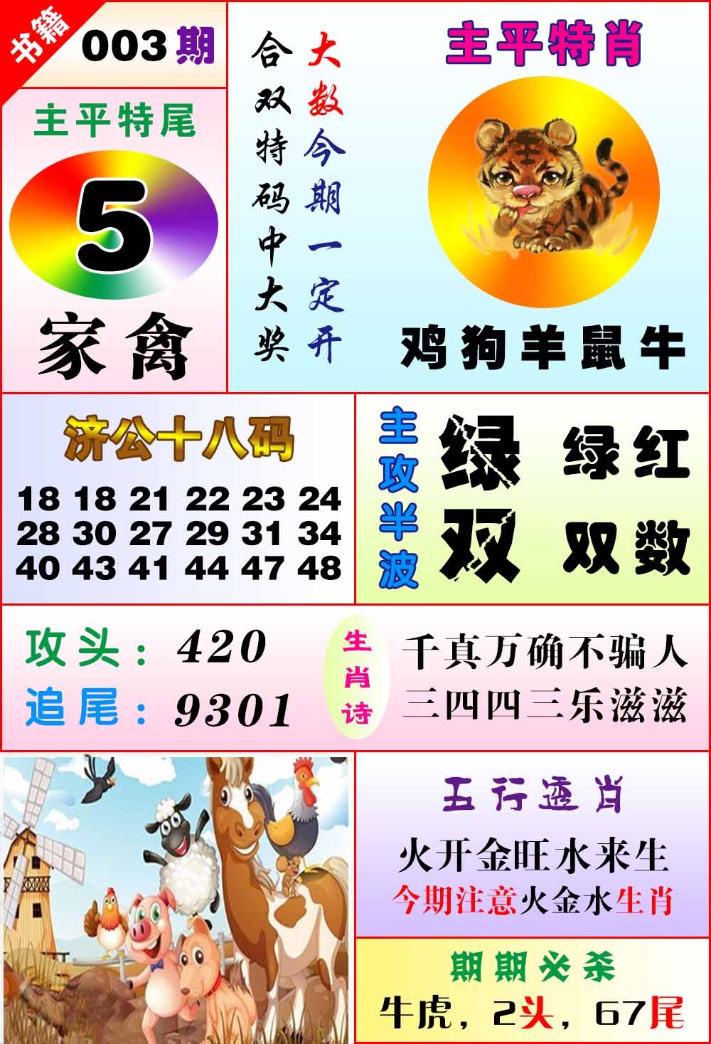 003期澳门狗头铡[图]