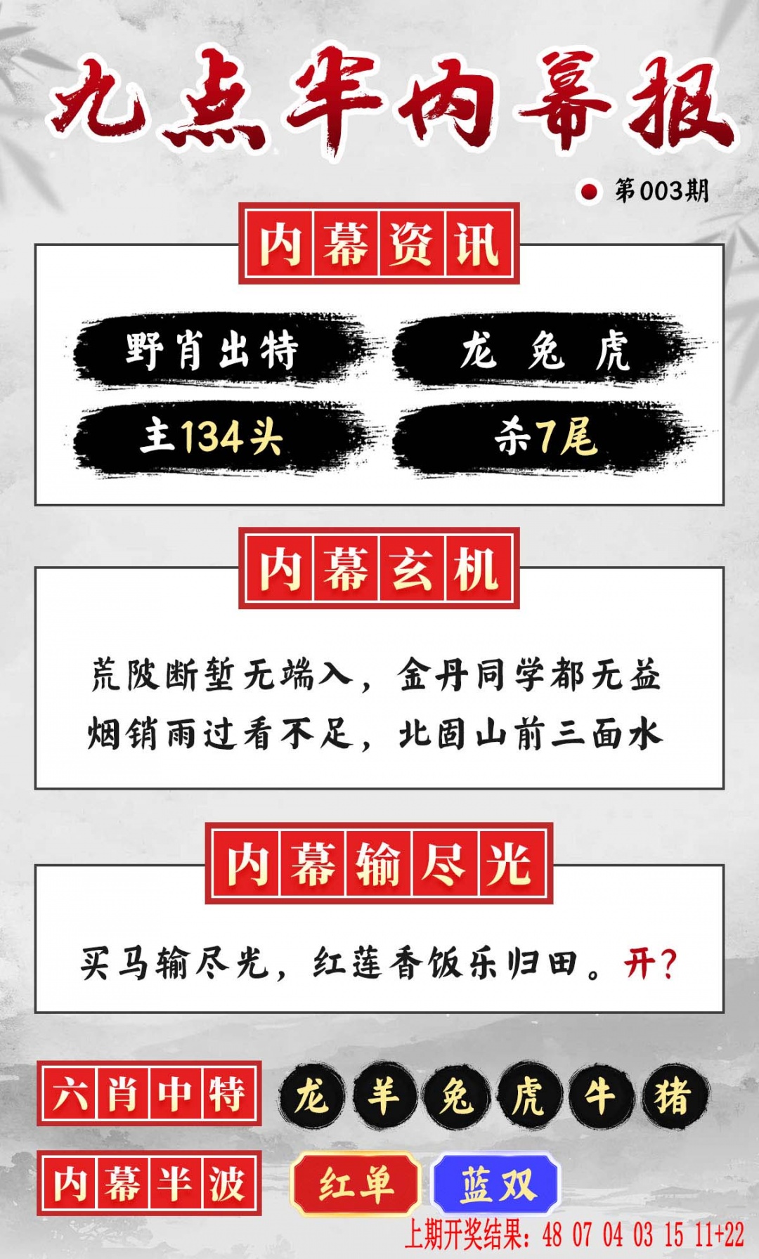 003期九点半内幕报[图]