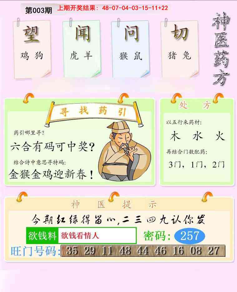 003期神医药方[图]