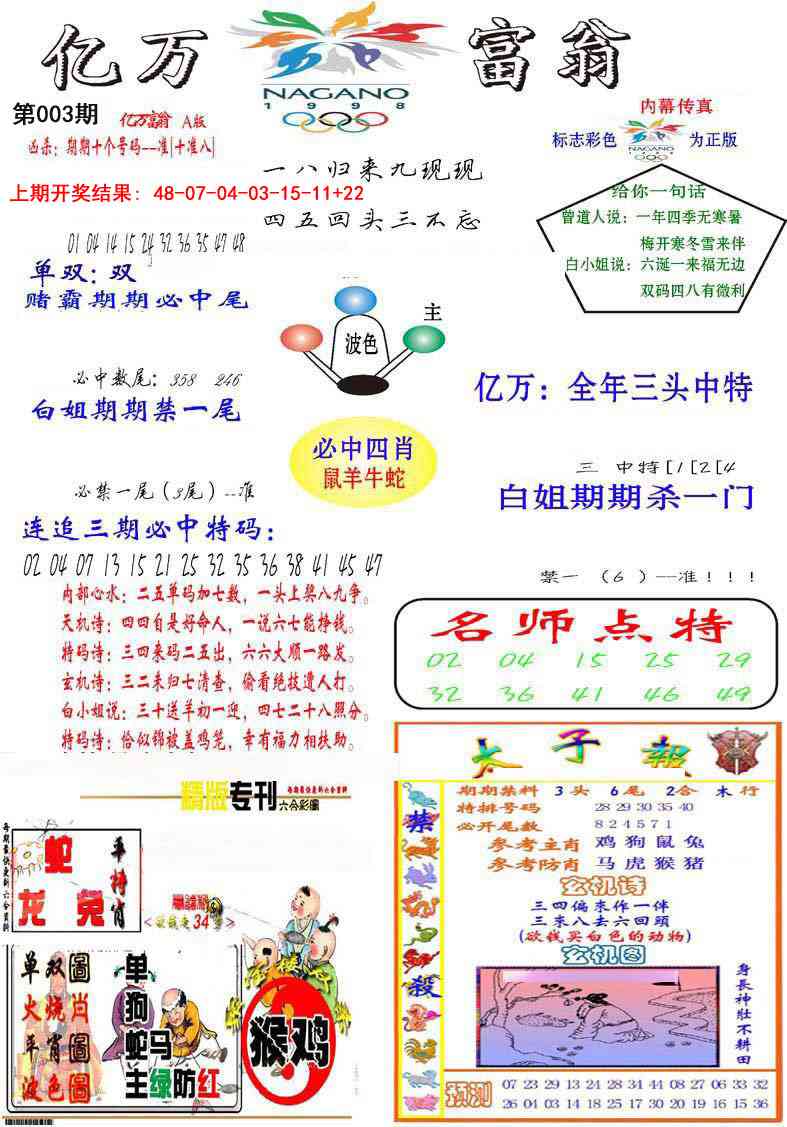 003期亿万富翁A[图]