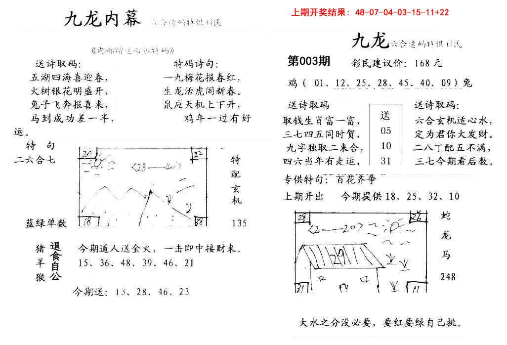 003期九龙内幕[图]