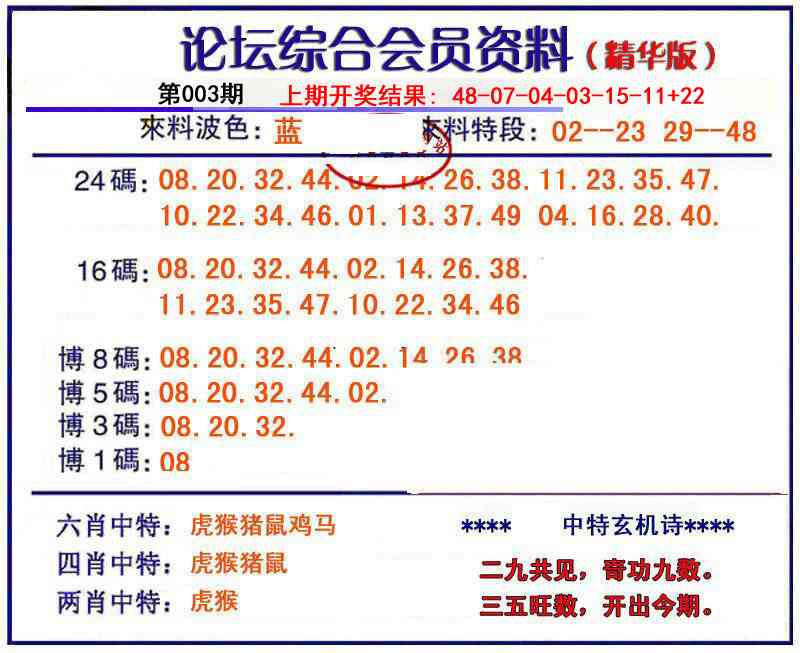 003期综合会员资料[图]
