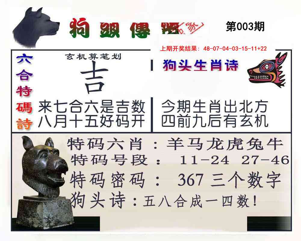003期狗头传密[图]
