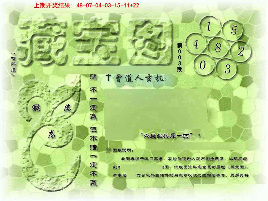 003期假新藏宝图[图]