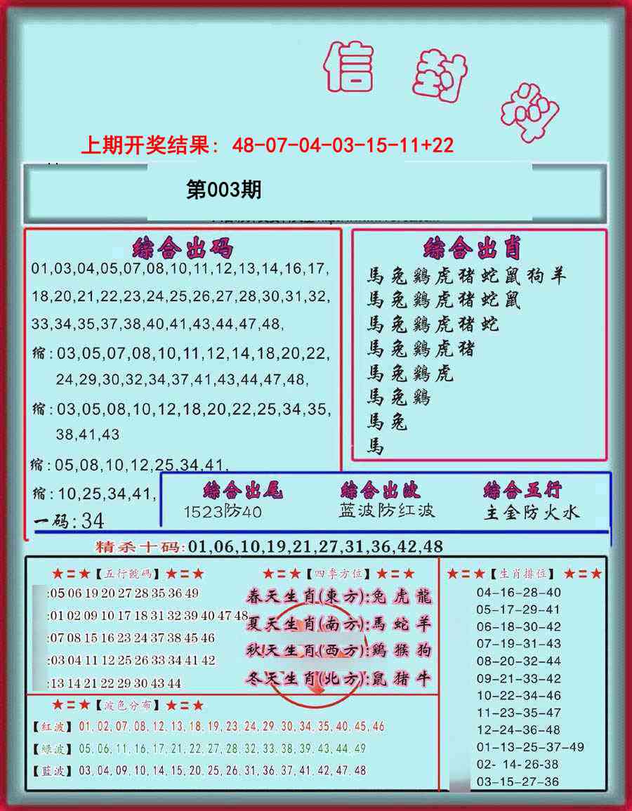 003期信封料[图]