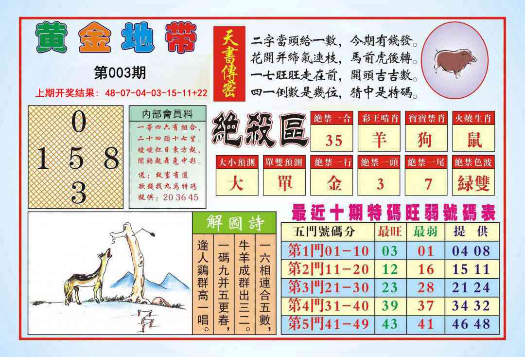 003期黄金地带[图]