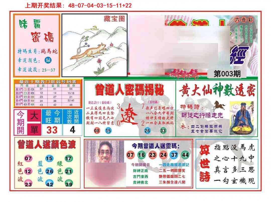 003期赢钱一经[图]